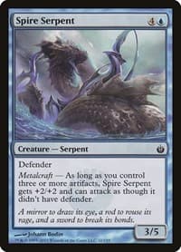 Spire Serpent - Mirrodin Besieged - Magic: The Gathering card