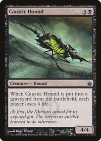 Caustic Hound - Mirrodin Besieged - Magic: The Gathering card