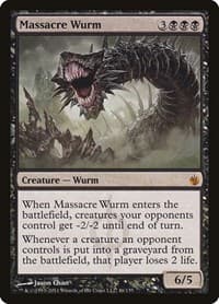 Massacre Wurm - Mirrodin Besieged - Magic: The Gathering card