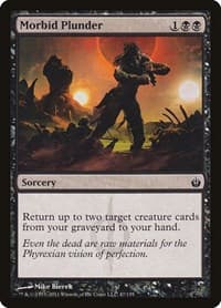 Morbid Plunder - Mirrodin Besieged - Magic: The Gathering card