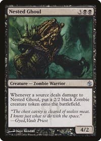 Nested Ghoul - Mirrodin Besieged - Magic: The Gathering card