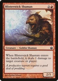 Blisterstick Shaman - Mirrodin Besieged - Magic: The Gathering card