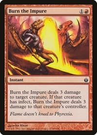 Burn the Impure - Mirrodin Besieged - Magic: The Gathering card
