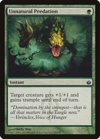 Unnatural Predation - Mirrodin Besieged - Magic: The Gathering card