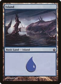 Island (148) - Mirrodin Besieged - Magic: The Gathering card