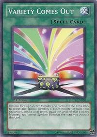 Variety Comes Out - Duelist Pack 10: Yusei 3 - YuGiOh card