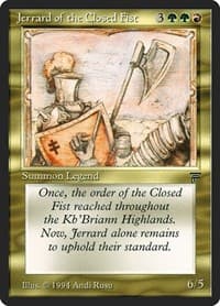Jerrard of the Closed Fist - Legends - Magic: The Gathering card