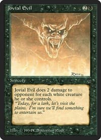Jovial Evil - Legends - Magic: The Gathering card