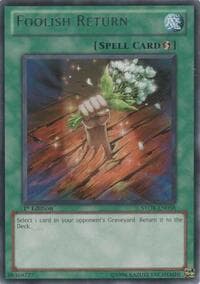 Foolish Return - Storm of Ragnarok - YuGiOh card
