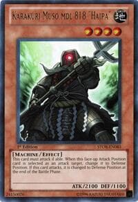 Karakuri Muso mdl 818 "Haipa" - Storm of Ragnarok - YuGiOh card
