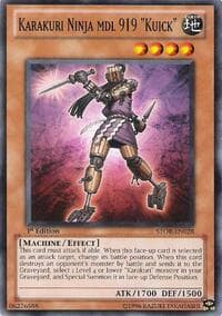 Karakuri Ninja mdl 919 "Kuick" - Storm of Ragnarok - YuGiOh card
