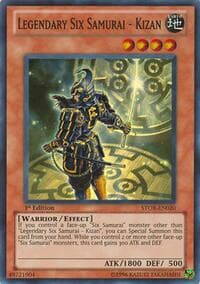 Legendary Six Samurai - Kizan - Storm of Ragnarok - YuGiOh card