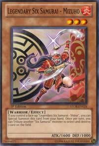 Legendary Six Samurai - Mizuho - Storm of Ragnarok - YuGiOh card
