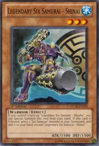 Legendary Six Samurai - Shinai - Storm of Ragnarok - YuGiOh card
