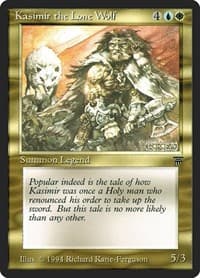 Kasimir the Lone Wolf - Legends - Magic: The Gathering card