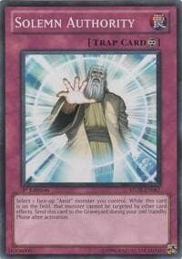 Solemn Authority - Storm of Ragnarok - YuGiOh card