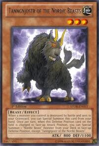 Tanngnjostr of the Nordic Beasts - Storm of Ragnarok - YuGiOh card