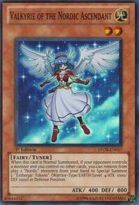 Valkyrie of the Nordic Ascendant - Storm of Ragnarok - YuGiOh card
