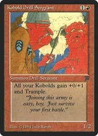 Kobold Drill Sergeant - Legends - Magic: The Gathering card