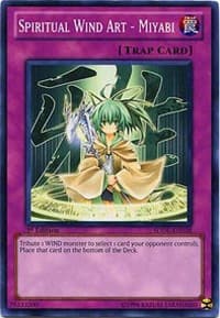 Spiritual Wind Art - Miyabi - Structure Deck: Dragunity Legion - YuGiOh card
