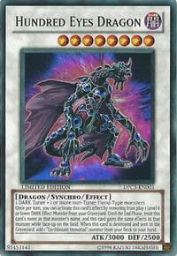 Hundred Eyes Dragon - 2011 Duelist Pack Tin - YuGiOh card