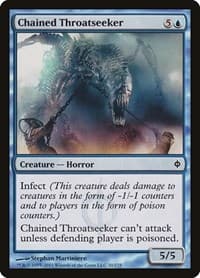 Chained Throatseeker - New Phyrexia - Magic: The Gathering card
