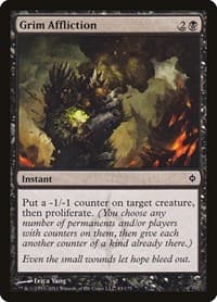 Grim Affliction - New Phyrexia - Magic: The Gathering card