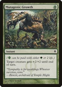 Mutagenic Growth - New Phyrexia - Magic: The Gathering card