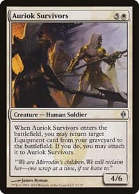 Auriok Survivors - New Phyrexia - Magic: The Gathering card