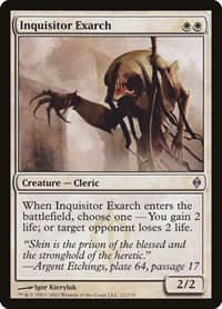 Inquisitor Exarch - New Phyrexia - Magic: The Gathering card