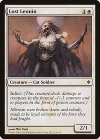 Lost Leonin - New Phyrexia - Magic: The Gathering card