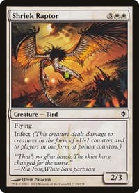 Shriek Raptor - New Phyrexia - Magic: The Gathering card