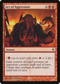 Act of Aggression - New Phyrexia - Magic: The Gathering card