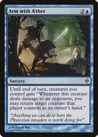 Arm with Aether - New Phyrexia - Magic: The Gathering card