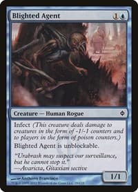 Blighted Agent - New Phyrexia - Magic: The Gathering card