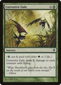 Corrosive Gale - New Phyrexia - Magic: The Gathering card