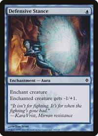 Defensive Stance - New Phyrexia - Magic: The Gathering card