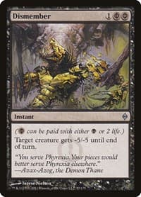 Dismember - New Phyrexia - Magic: The Gathering card