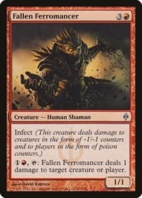 Fallen Ferromancer - New Phyrexia - Magic: The Gathering card