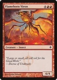 Flameborn Viron - New Phyrexia - Magic: The Gathering card