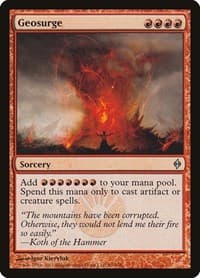 Geosurge - New Phyrexia - Magic: The Gathering card