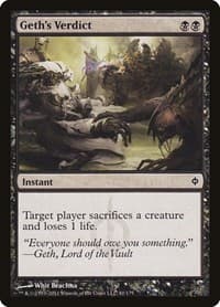 Geth's Verdict - New Phyrexia - Magic: The Gathering card