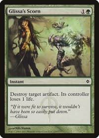 Glissa's Scorn - New Phyrexia - Magic: The Gathering card