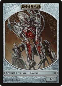 Golem Token - New Phyrexia - Magic: The Gathering card