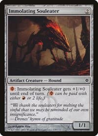 Immolating Souleater - New Phyrexia - Magic: The Gathering card
