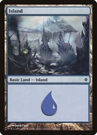Island (168) - New Phyrexia - Magic: The Gathering card
