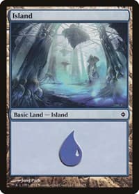 Island (169) - New Phyrexia - Magic: The Gathering card