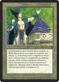Marble Priest - Legends - Magic: The Gathering card