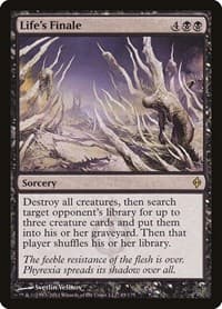 Life's Finale - New Phyrexia - Magic: The Gathering card