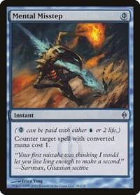 Mental Misstep - New Phyrexia - Magic: The Gathering card